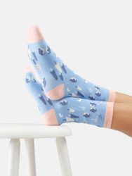 Arctic Friends Womens Bamboo Crew Socks