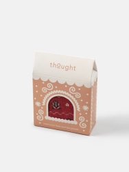 Gingerman κάλτσες-Womens Sweet Bamboo Socks in a Gingerbread House
